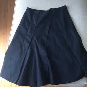 Anthropologie Sitwell black skirt 6